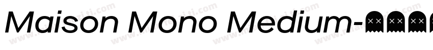 Maison Mono Medium字体转换